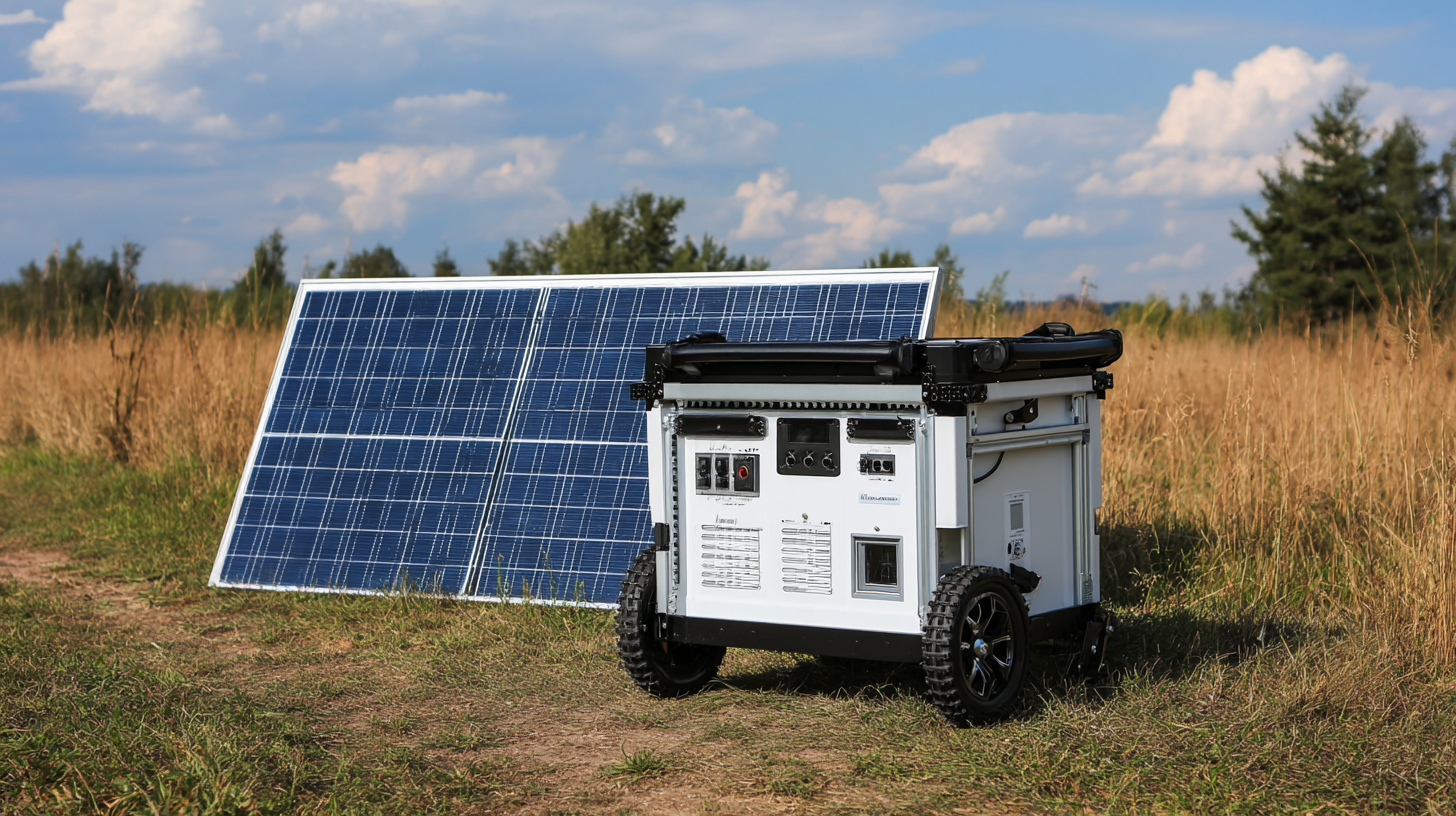 5 Essential Benefits of Choosing a Solar Powered Power Generator for Your Energy Needs