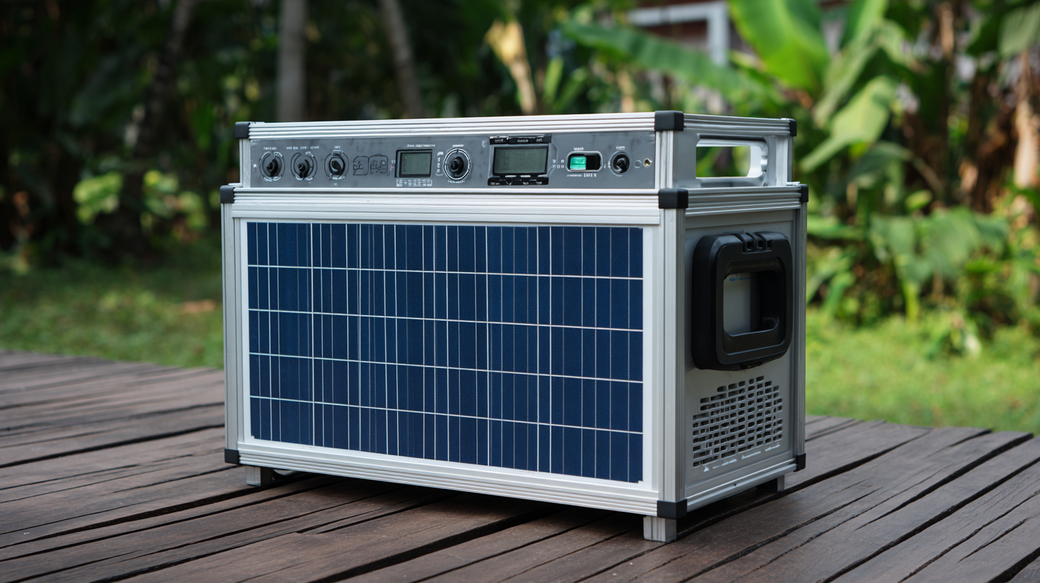 5 Essential Benefits of Choosing a Solar Powered Power Generator for Your Energy Needs