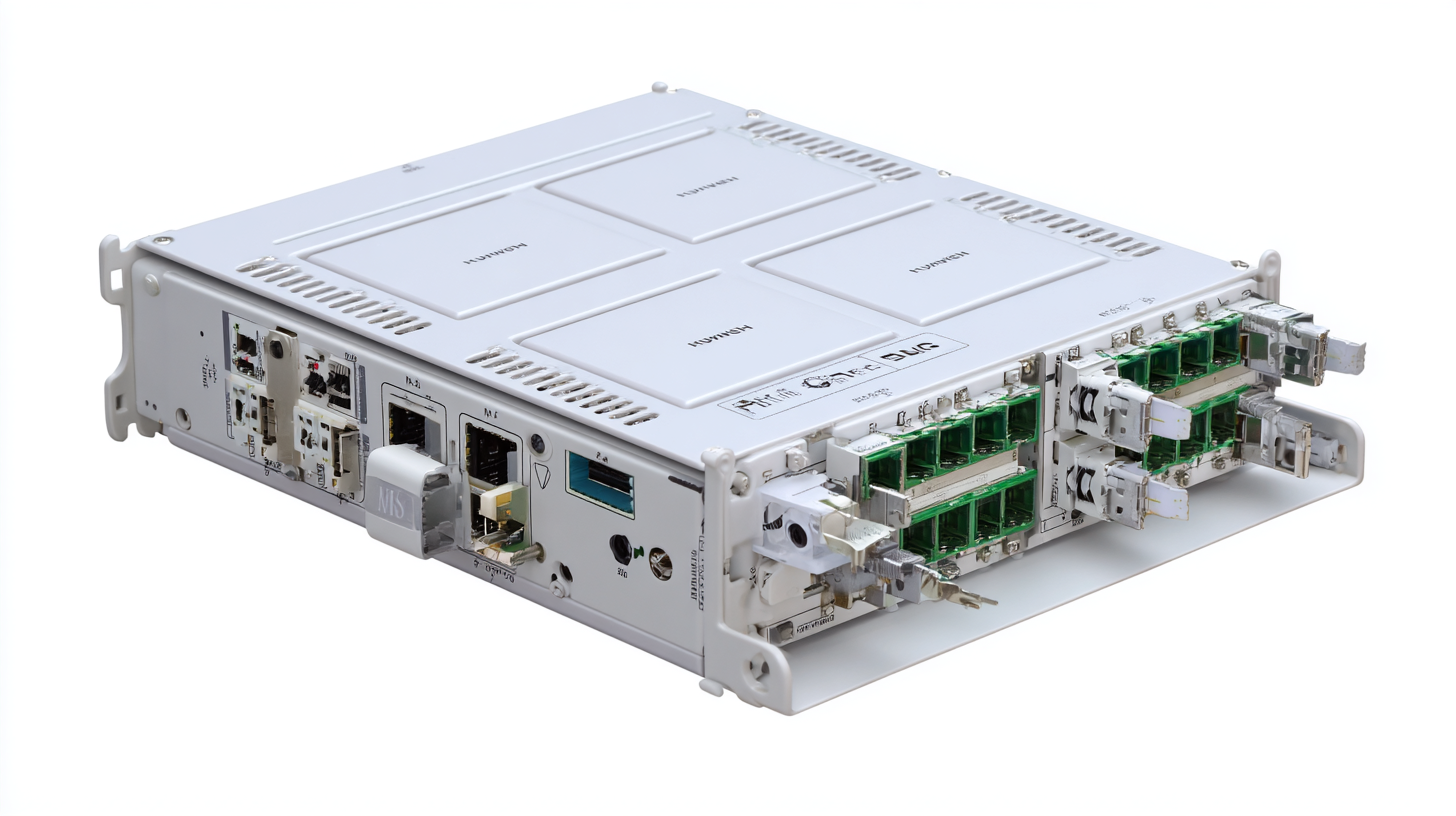 Innovative Solutions for High Demand Fiber Optic Networks with Huawei Ma5608t Gpon Olt 16 Port