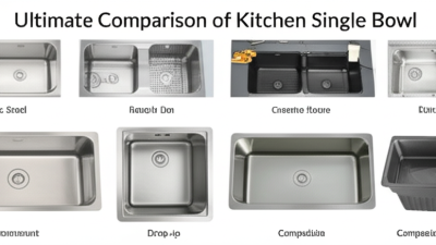 Ultimate Comparison of Kitchen Sink Single Bowl Options for Your Home