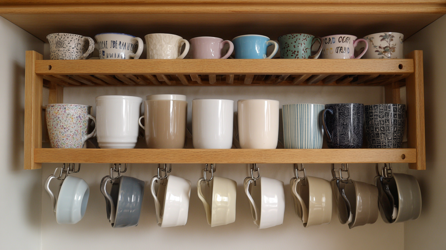How to Maximize Your Space with a Kitchen Wall Mug Rack Using Smart Storage Solutions