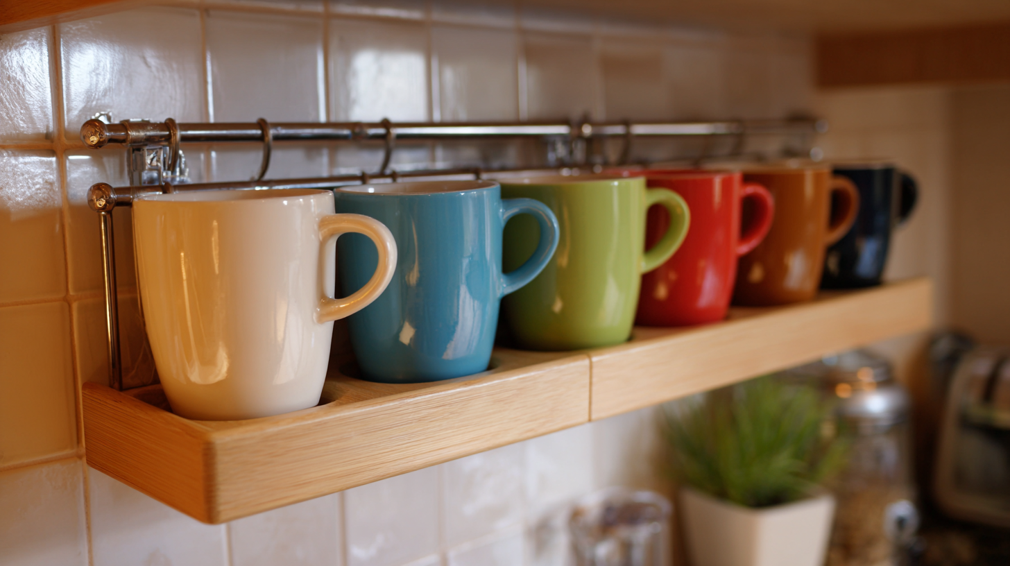 How to Maximize Your Space with a Kitchen Wall Mug Rack Using Smart Storage Solutions