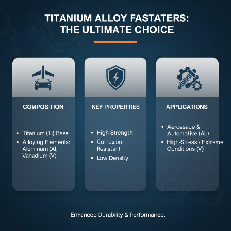 How to Choose the Best Titanium Fasteners for Your Projects