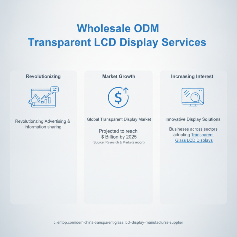 10 Best Wholesale ODM Transparent LCD Display Services You Need to Know?