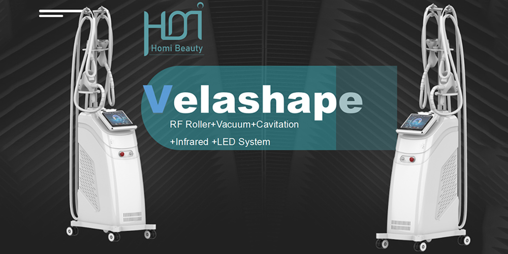 Naujas pristatymas - naujausio dizaino RF volelis + vakuumas + kavitacija + infraraudonųjų spindulių + šviesos diodų sistema