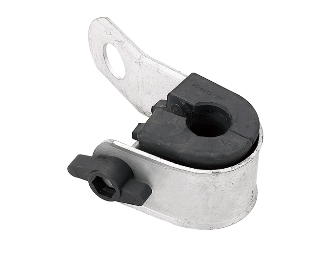 Suspension clamp J-hook type