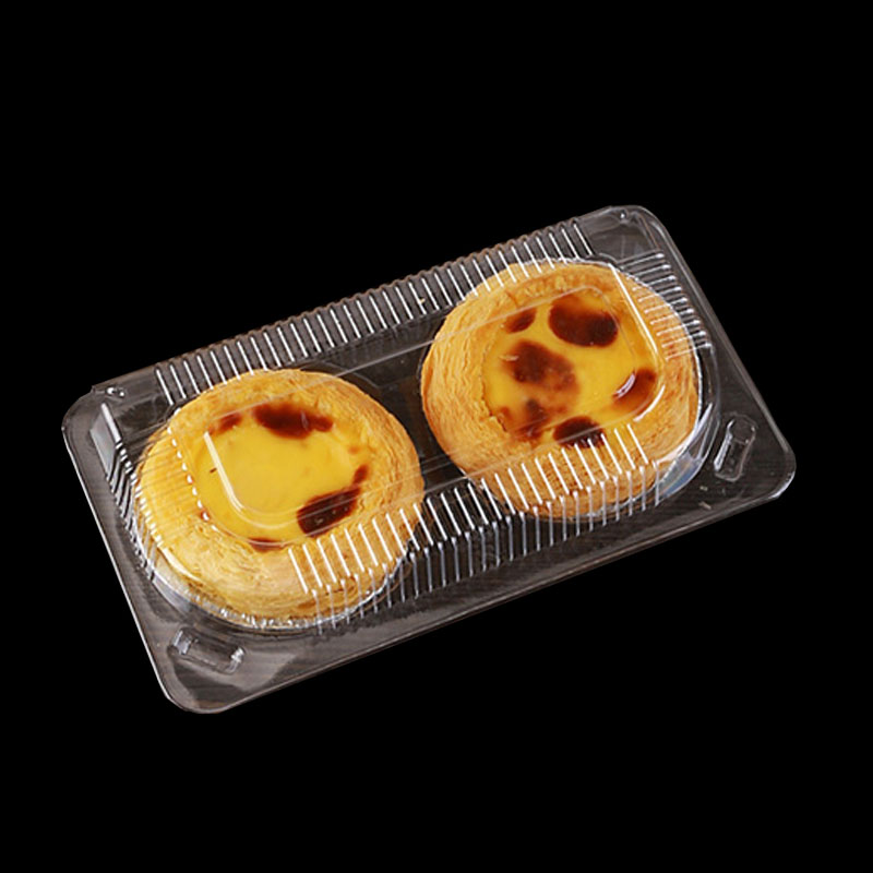 Foods clamshell blister packaging for cakes cheese and butter