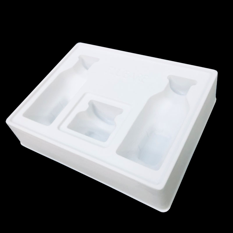 Custom Cosmetic Plastic Tray with PS Flocked