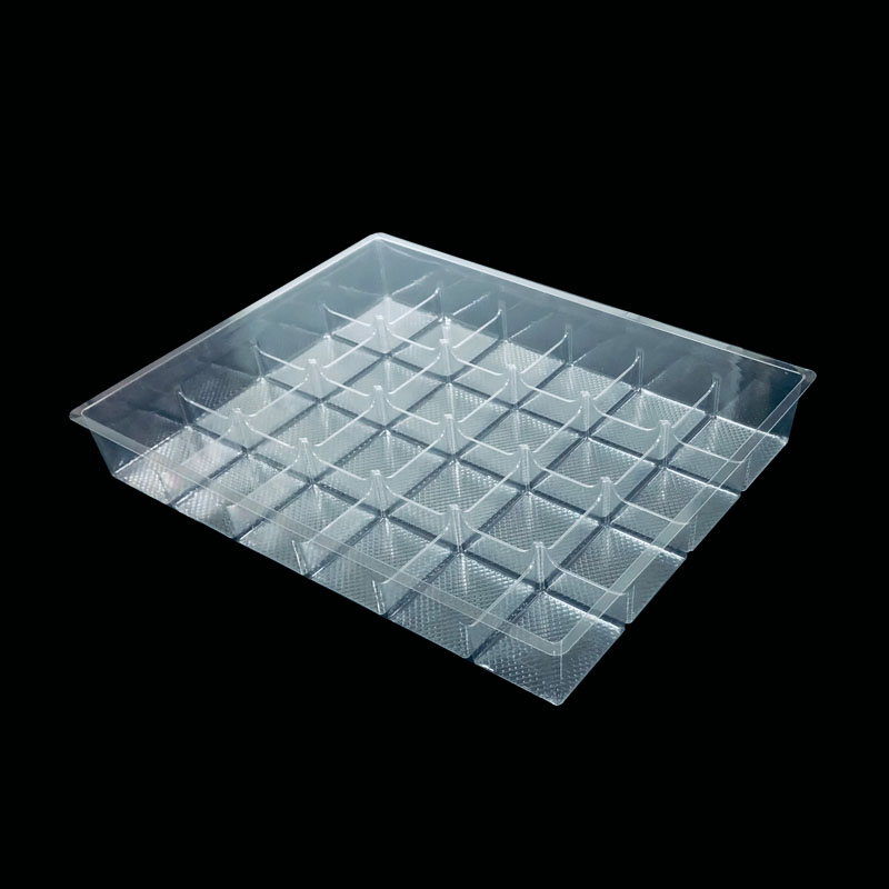 SH-0168 Cold Resistant Plastic Box Clear PET Blister Tray for Ice Cube