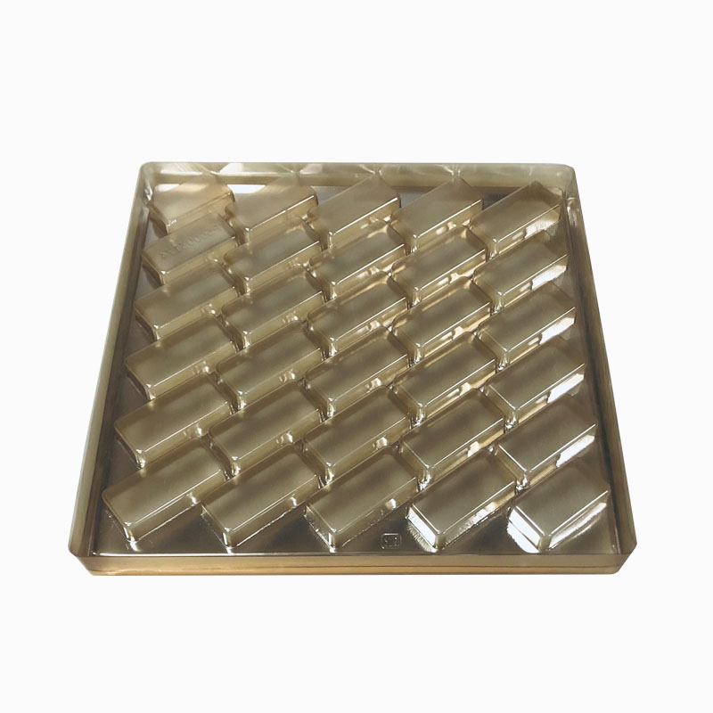 SH-0303 Golden PET Blister Tray for Chocolate