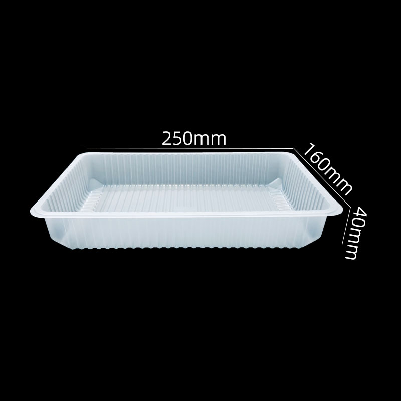 SH-0324 Cold Resistant Nature White PP Blister Tray for Pastries