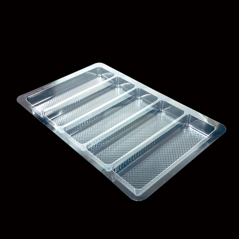SH-0291 Food Grade Clear PET Blister Tray for Snacks