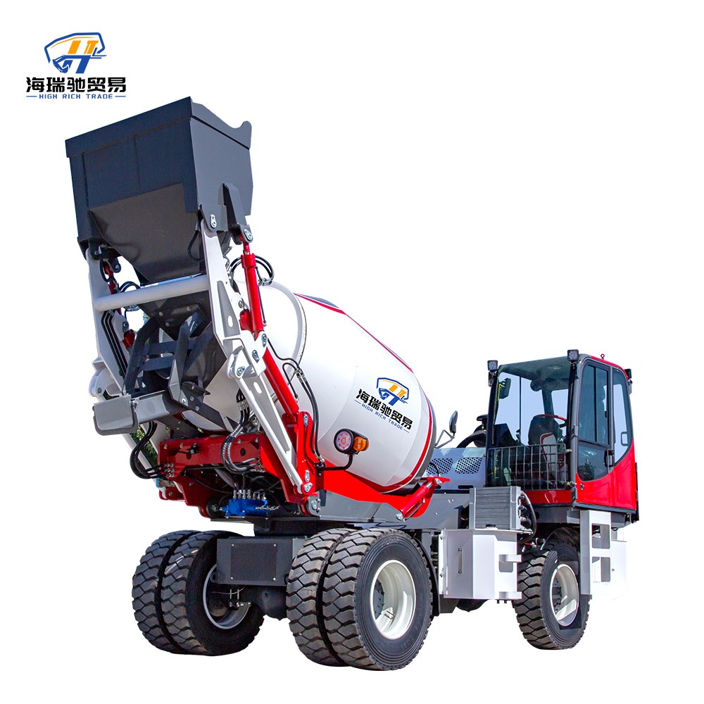 Betoneira para obras de construção HR6500 Caminhão betoneira móvel com carregamento automático