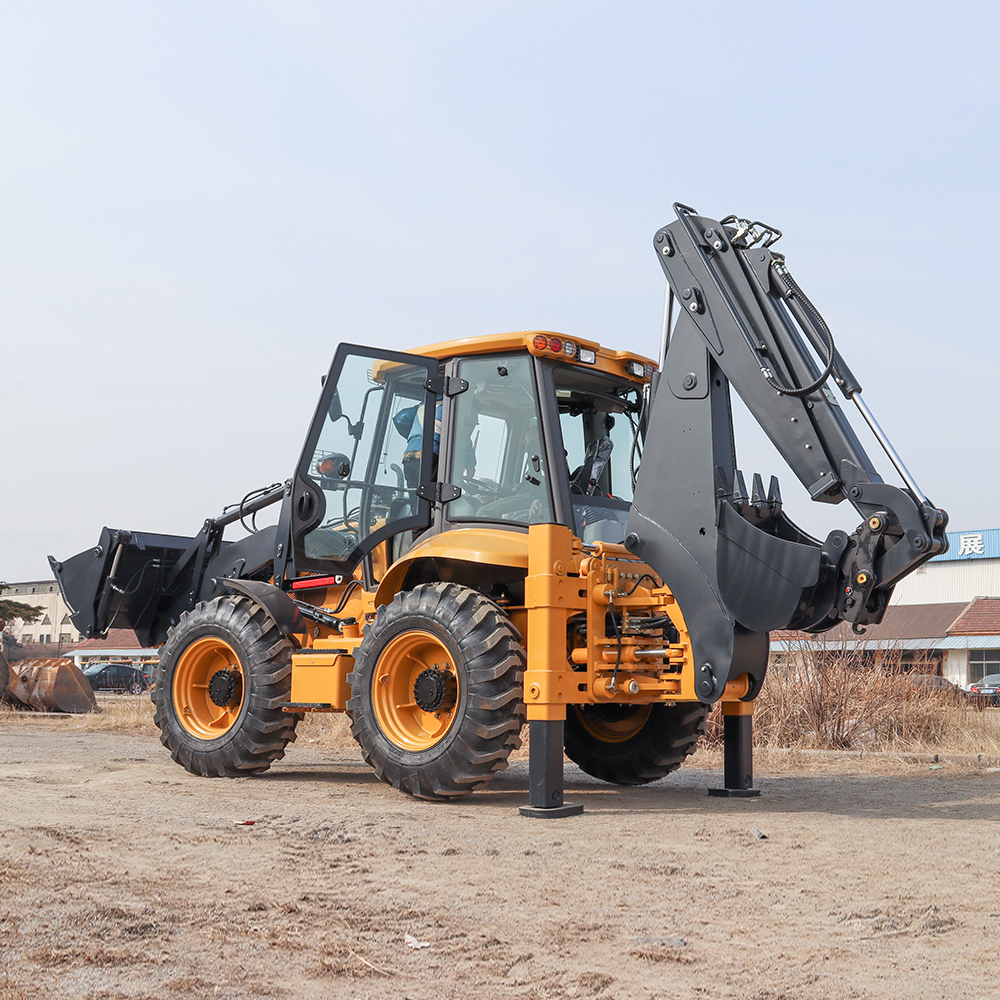 HIGH-RICH Backhoe loader with powerful functions and excellent performance!