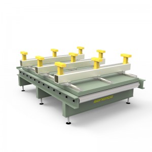 transformer automatic trolley core tilting core stacking line