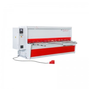 Máquina cortadora de guillotina CNC automática de metal de acero