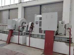 Sady motor-generátorů pro továrnu na transformátory