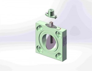 Клапан-бабочка высокой эффективности DN80 Трансформаторный клапан