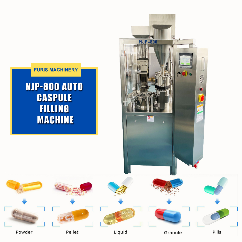 Máquina llenadora de cápsulas automática NJP-800z7o
