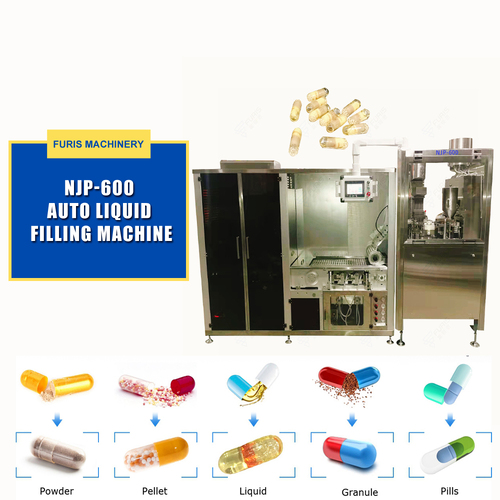Máquina automática de recheo de cápsulas líquidas NJP-600