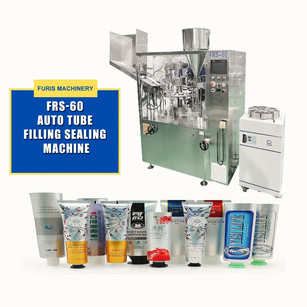 FRS-60 Αυτόματη μηχανή σφράγισης πλήρωσης πλαστικών σωλήνων λοσιόν