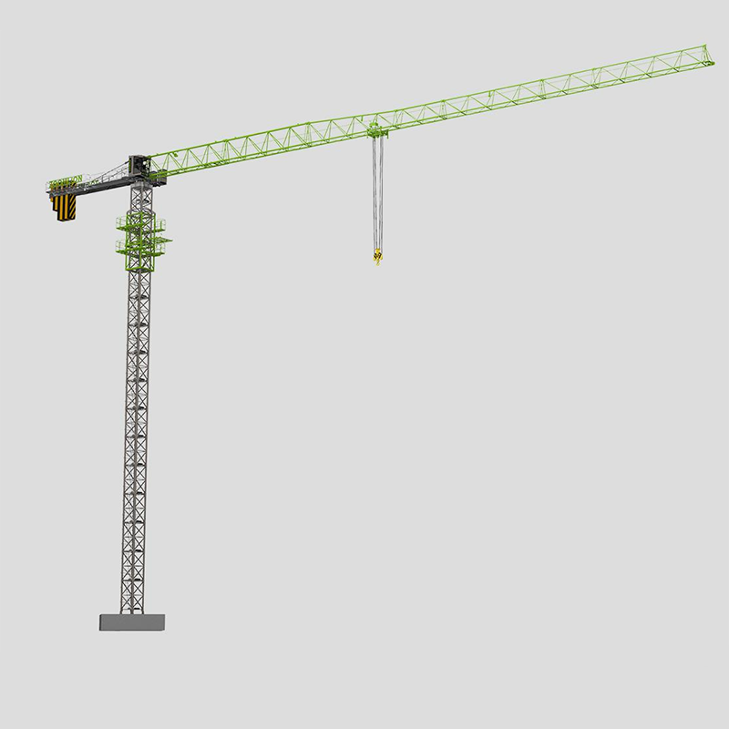 Wholesale ZOOMLION WA6017-8F 8Ton Flat-Top Tower Crane