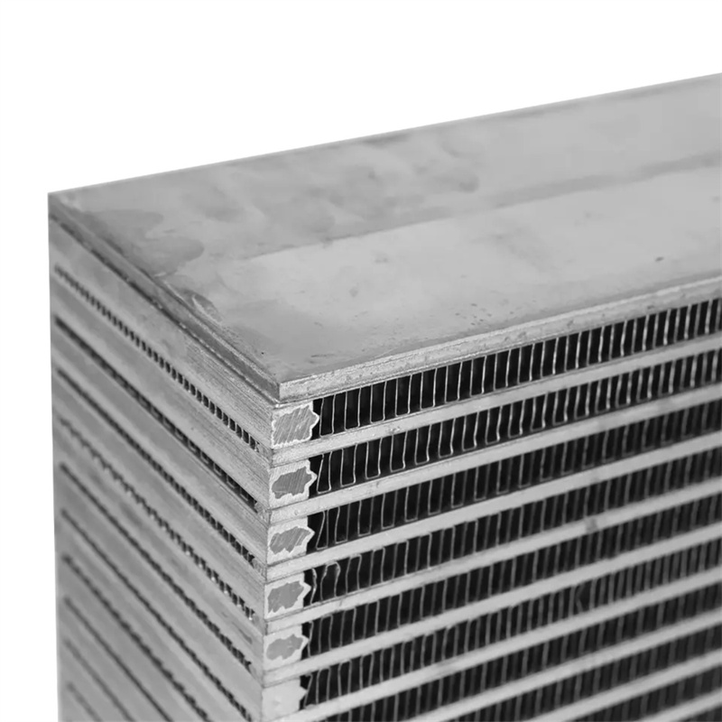 Intercooler Core Plate Fin Core plate bar radiator4l2j