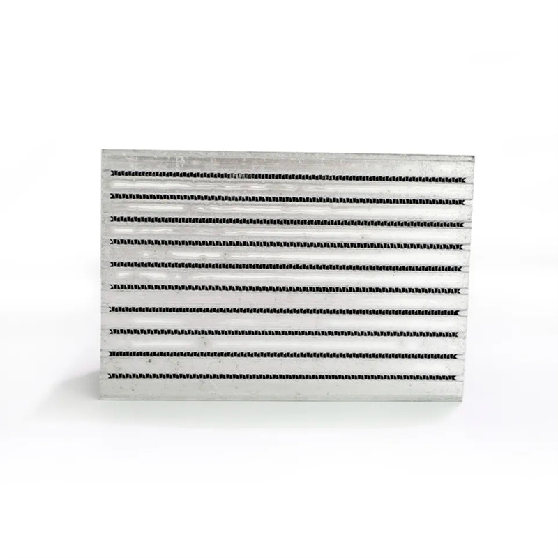 Intercooler Core Cooling System Aluminum Plate Fin Heat Exchanger bar plate oil cooler