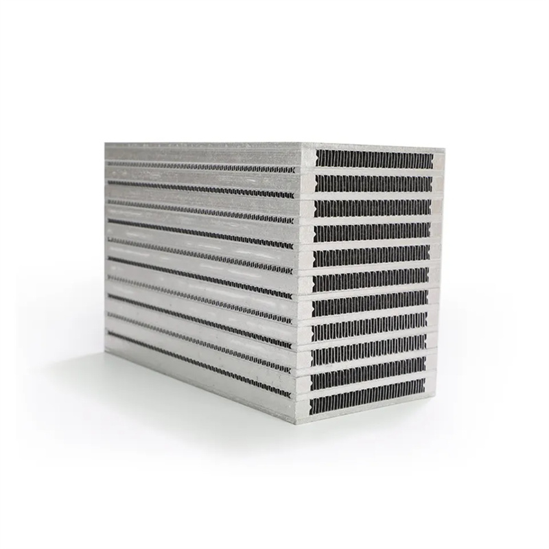 Intercooler Core Cooling System Aluminum Plate Fin Heat E...