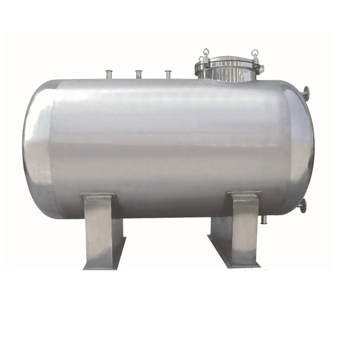 Stainless Steel Horizontal Tank For Gas Or Liquid Storage