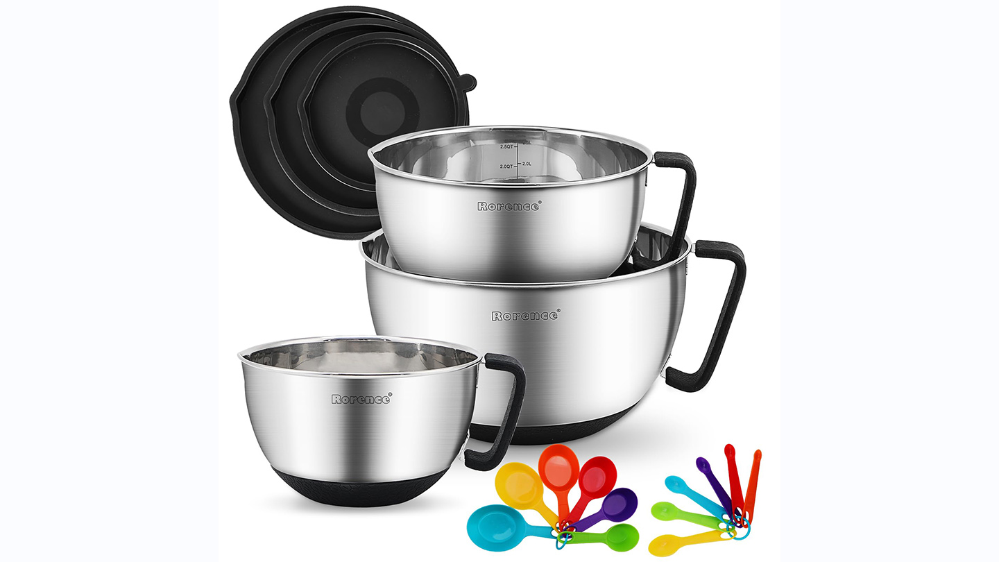 2024 The Latest Product-- Baking Mixing Bowls & Measuring Cups Spoons