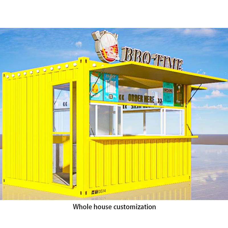 Removable and customizable Prefabricated container store