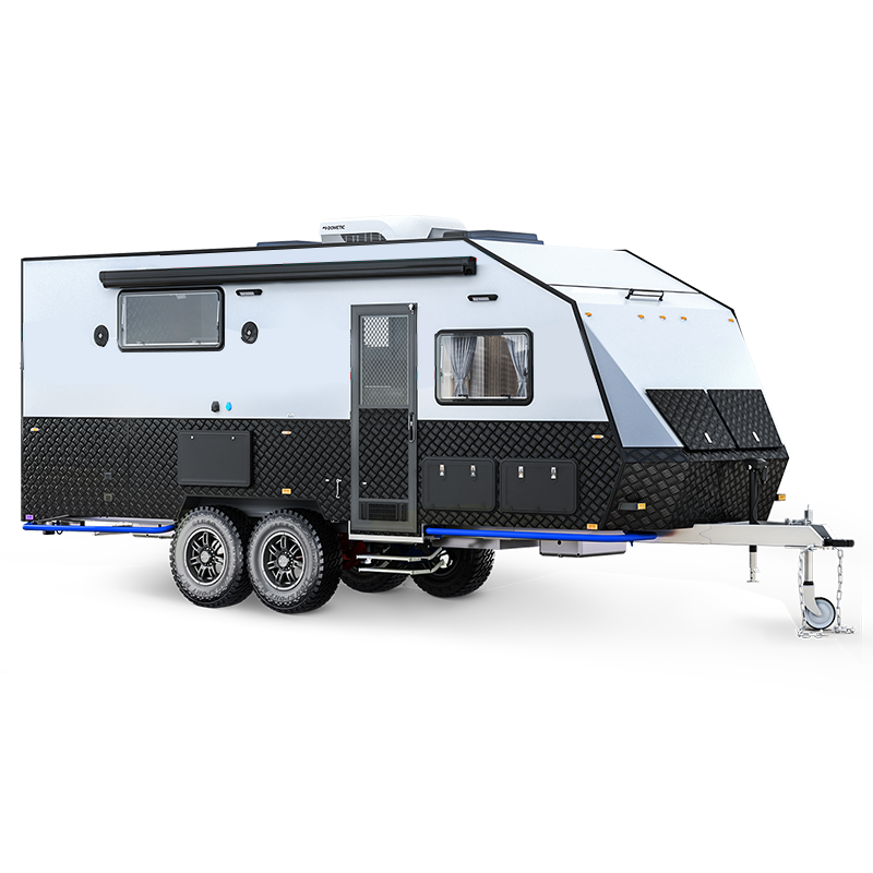 2.5 meters mini travel trailers with bathroom and kitchen