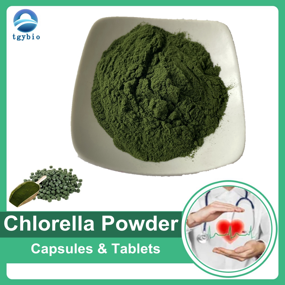 Tabletas de clorella orgánica 100% pura en polvo de clorella