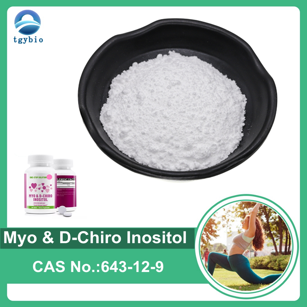 Suplemento alimenticio D-chiro inositol en polvo Myo D Chiro Inositol CAS 643-12-9