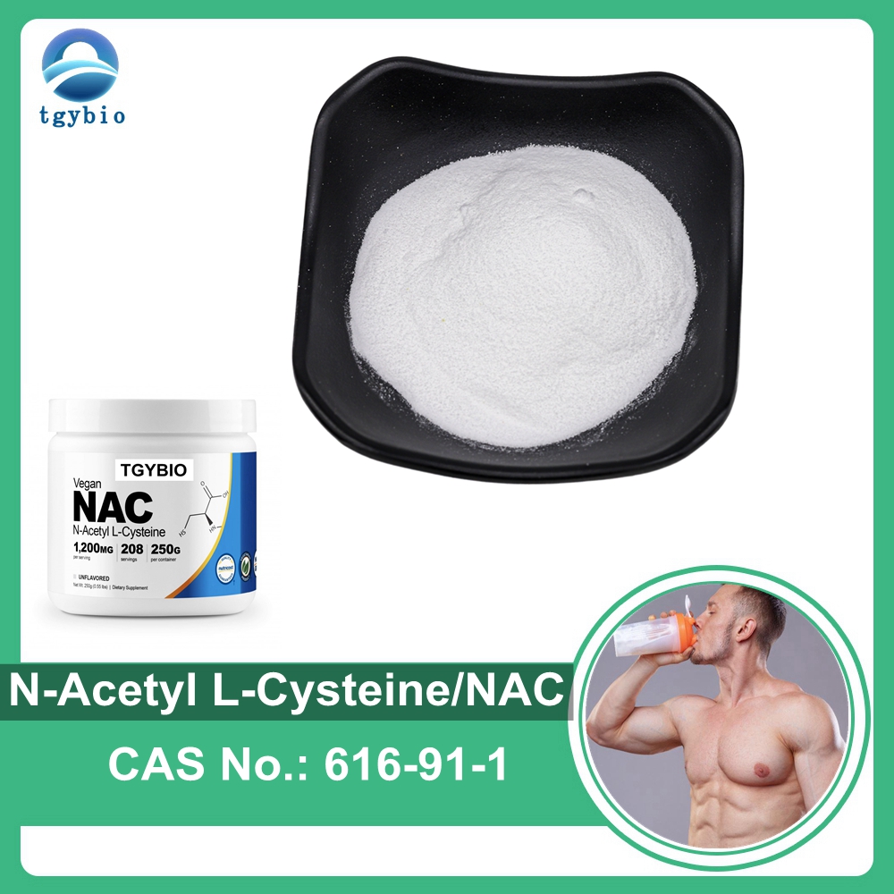 المكملات الغذائية N-أسيتيل l-سيستين NAC مسحوق CAS 616-91-1