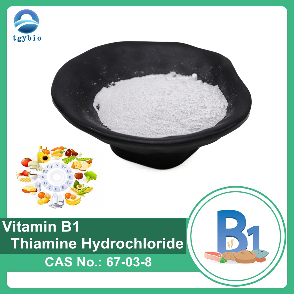 Fournir du chlorhydrate de thiamine en poudre de vitamine B1 de qualité alimentaire