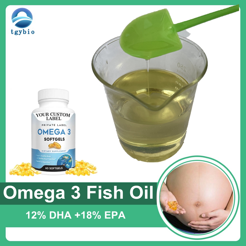 Suministro del fabricante EPA+DHA Cápsulas blandas de aceite de pescado Omega3 refinado