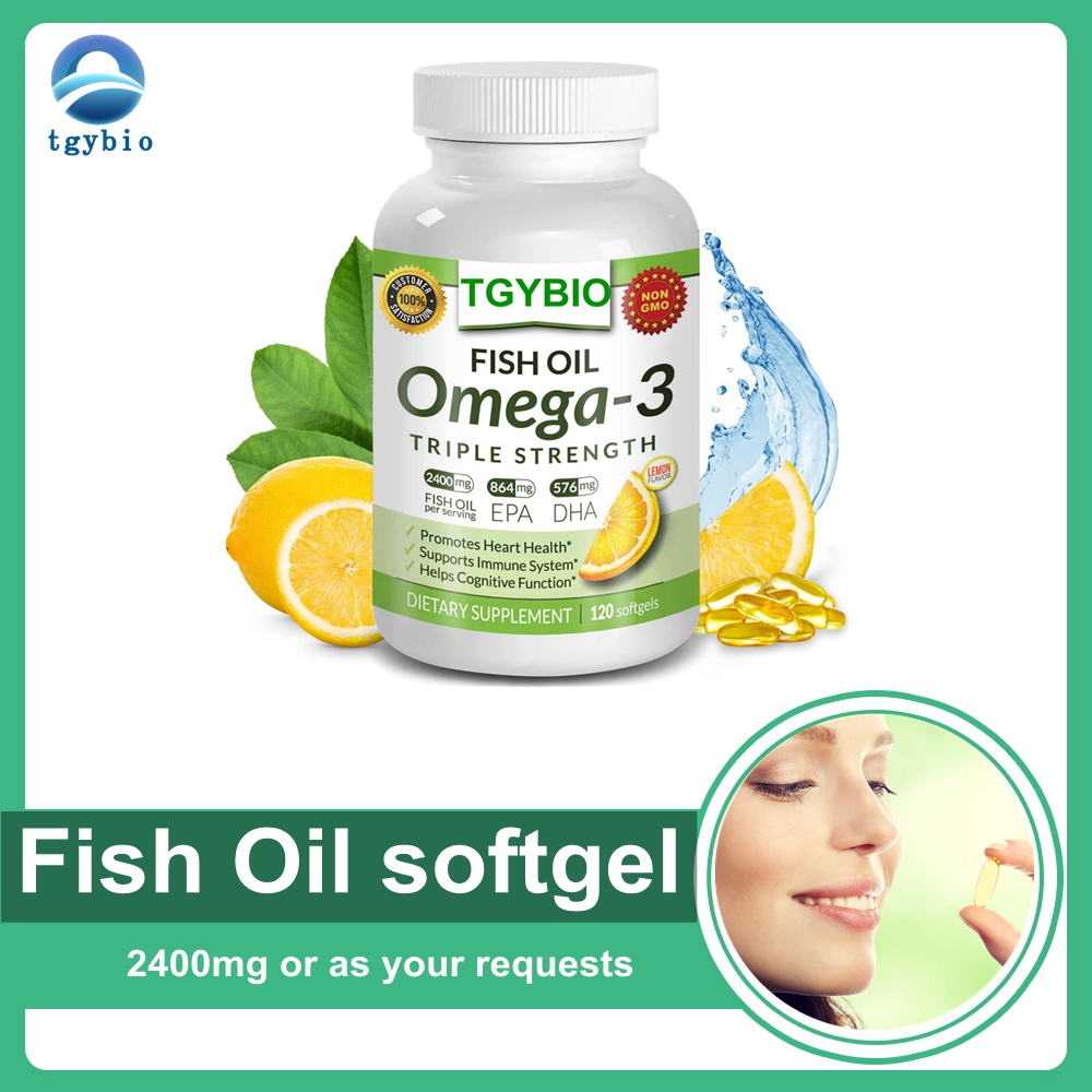 Private Label Omega 3 Minyak Ikan Softgel Cod Liver Oil Softgels