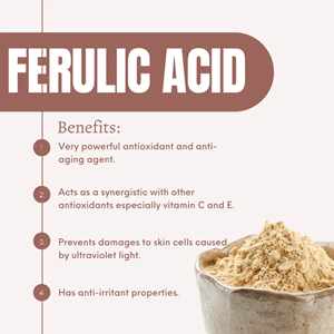 ¿Qué hace el ácido ferúlico por la piel?