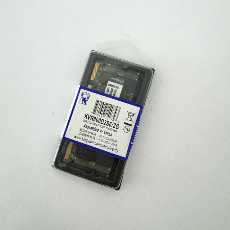 Kingston-Notebook-Memory-DDR2-6400-DDR2-2G1c8x