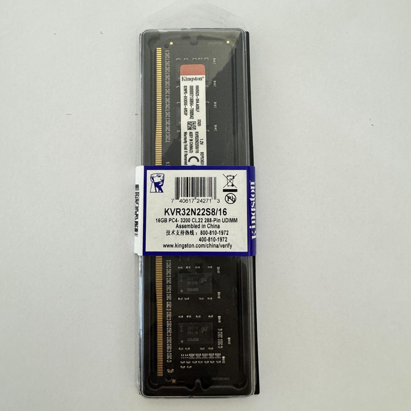 Kingston Desktop DDR4 3200 Memory Module 16GB DDR4 3200