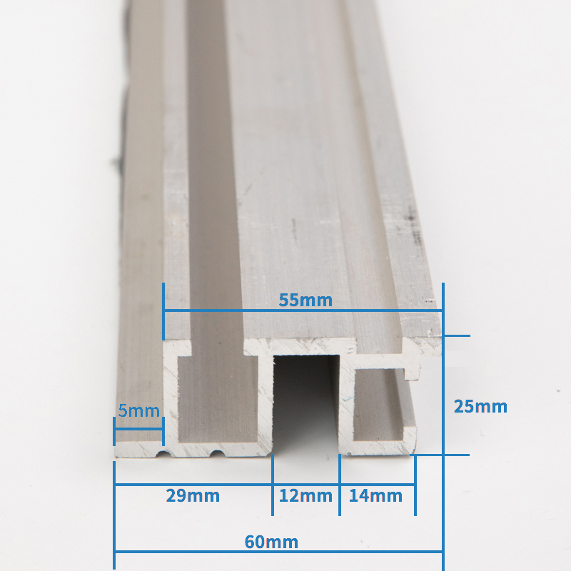 Aluminum alloy door sill 60mm F type elevator parts