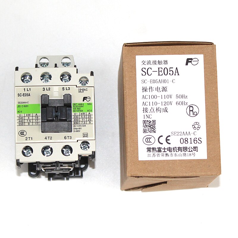 Fuji AC DC contactor SC-E02A SC-E05A SC-E04/G lift parts elevator accessories