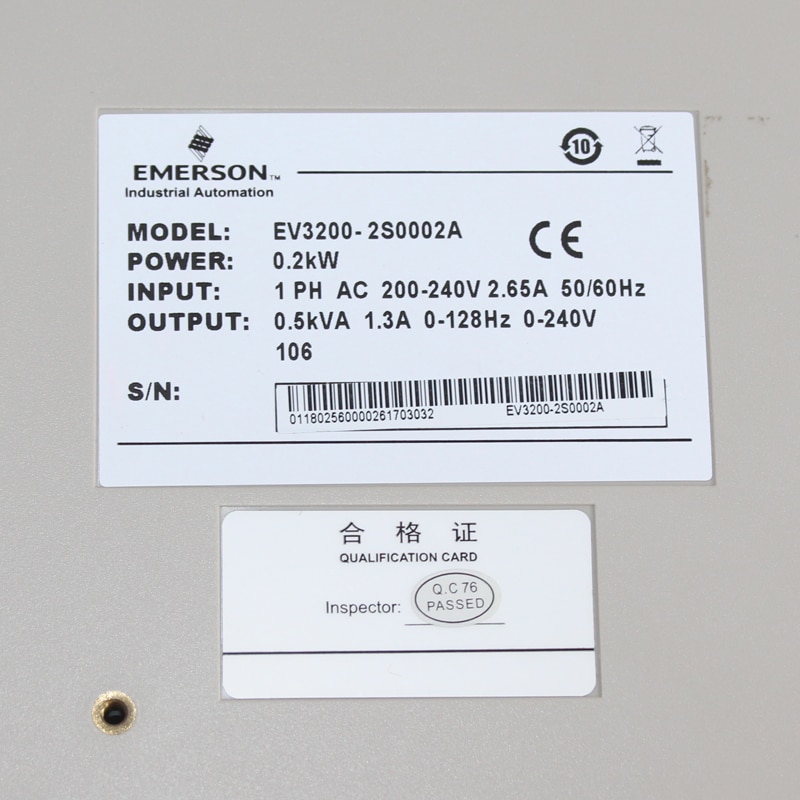 Door Motor Inverter EV3200-2S0002A 0.2KW lift parts elevator accessories