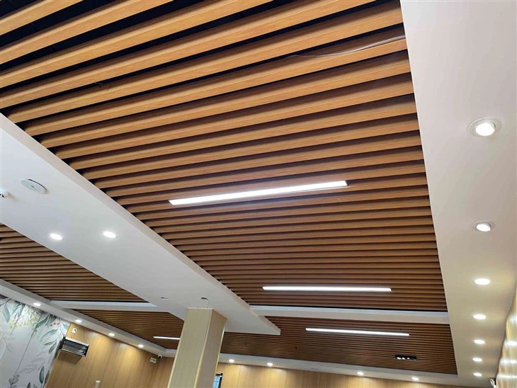 Bamboo Fiber Suspend Ceiling System Tile Ceilings Acoustic Panels Factory Fire Proof Ceiling Tile