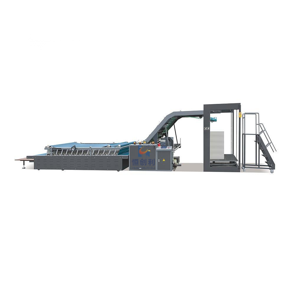 Máquina laminadora de papelão ondulado semiautomática de elevação