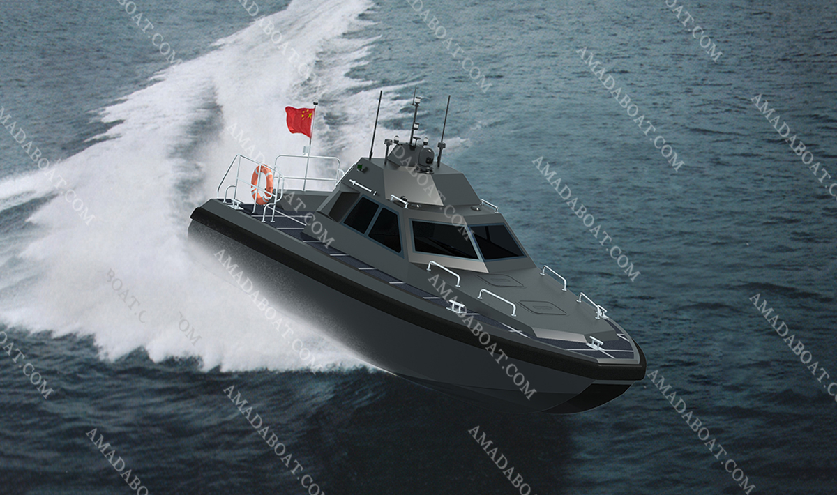 USV 1205 Catamaran Stealthy FRP Offshore