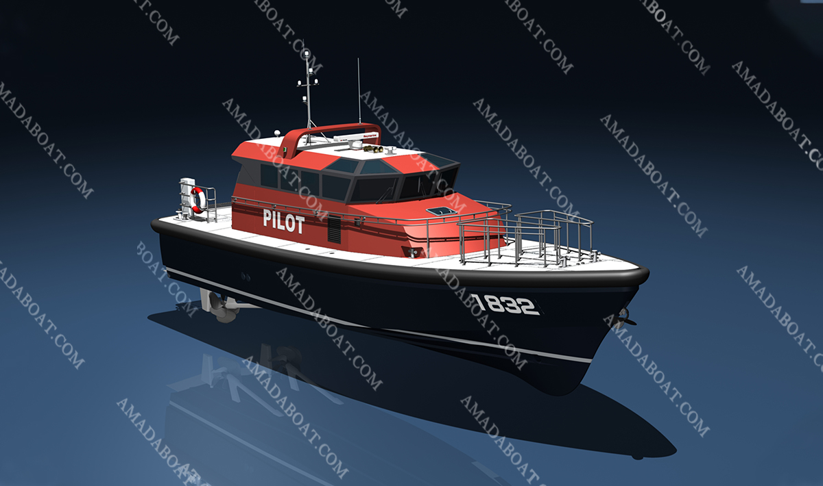 1832 (White Whale) High-speed Pilot Boat (3)3ep