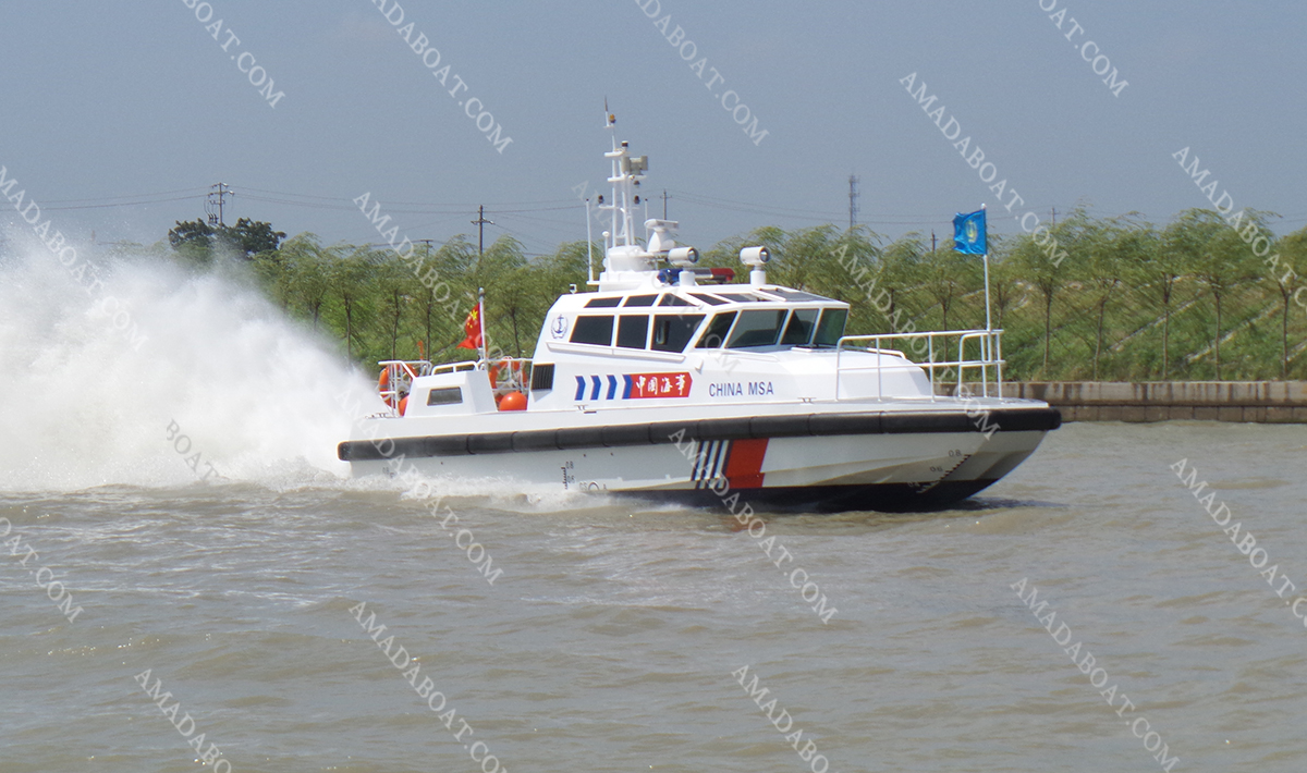 1347b(Ling Bo)Wave-suppression Trimaran Rescue Boat (2)fy6